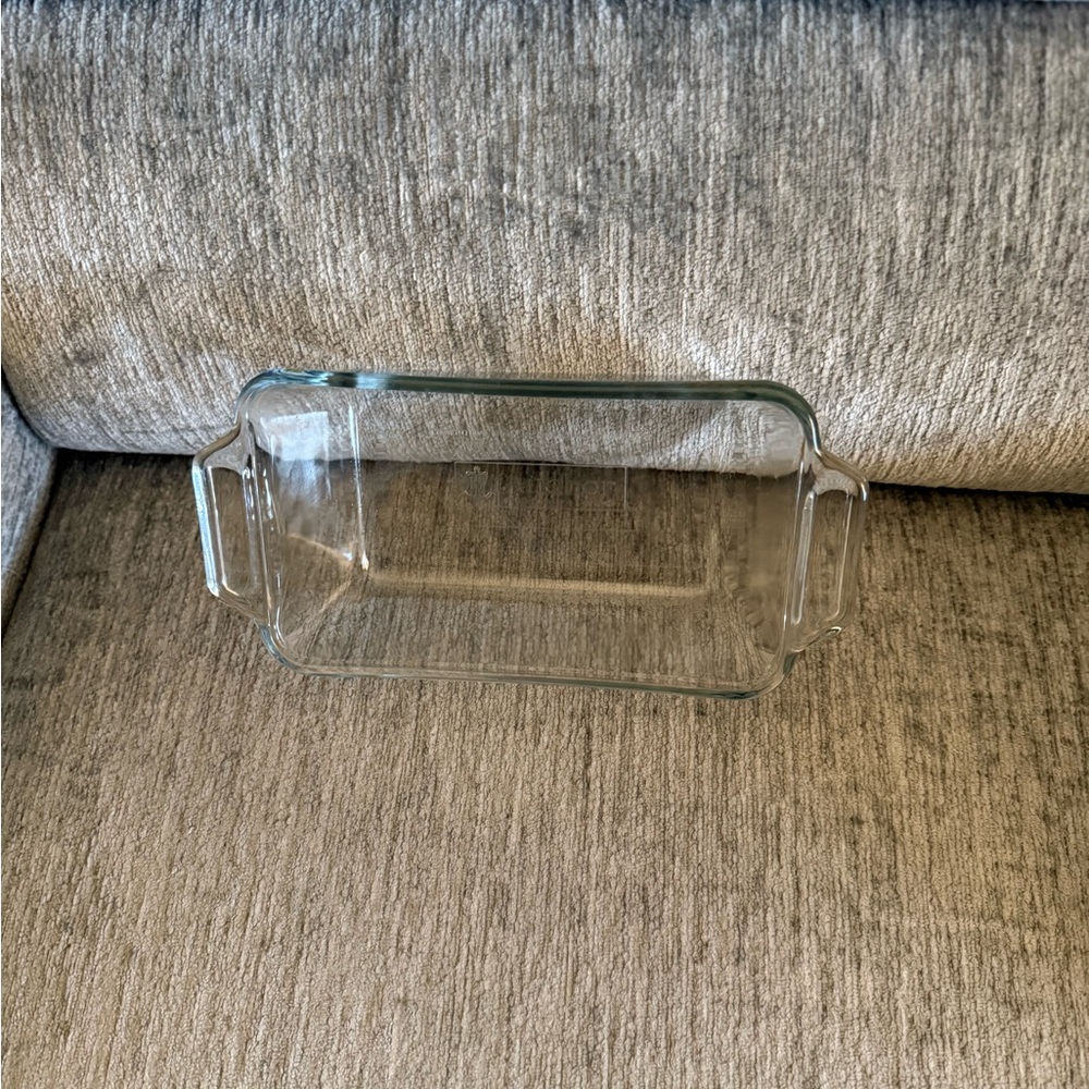 Anchor Classic Clear Glass Loaf Pan with Side Handles